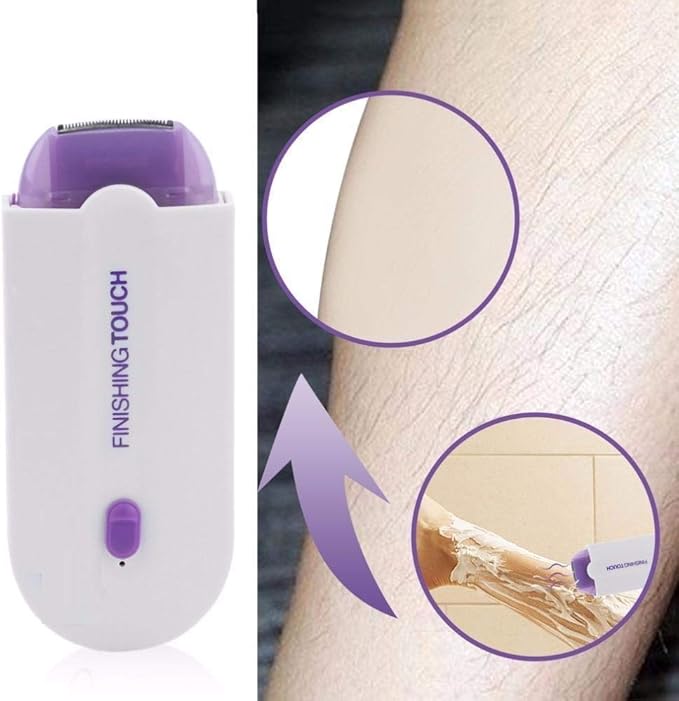 Finishing Touch Electric Rechargeable Mini Facial Hair Remover Epilator Machine