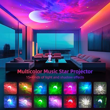 3D Astronaut Galaxy Projector – Starry Sky Night Light with Remote, Timer & Adjustable Nebula | Perfect Room Ambience Lamp