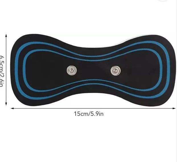 Mini Electric Neck Massager with Heat – 5D Shiatsu Deep Tissue Kneading for Shoulder Pain Relief, Hands-Free Wearable Design for Home Office Use