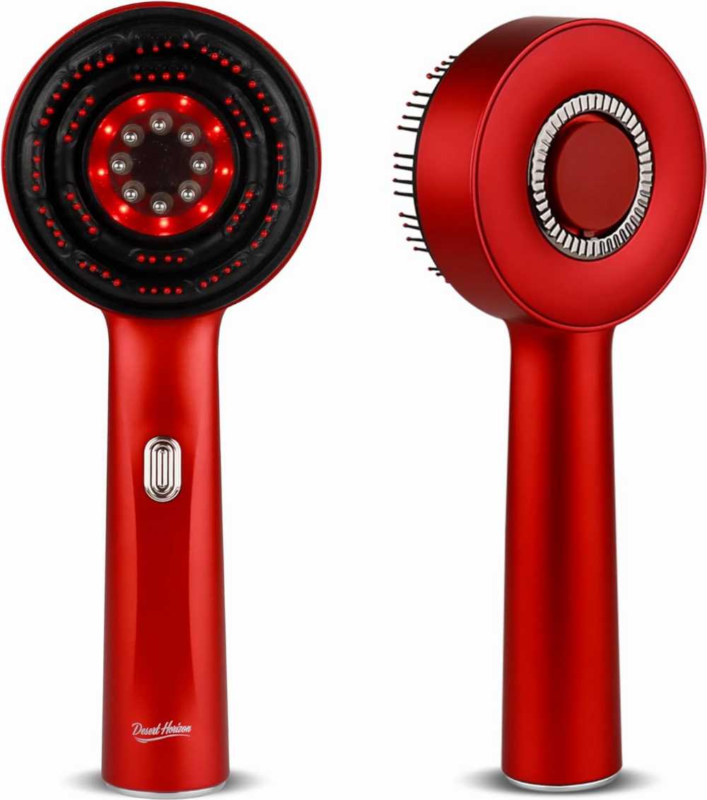 Electric Scalp Massager with Oil Applicator – Hair Growth Stimulator, Anti-Dandruff & Deep Relaxation Brush (Rechargeable)