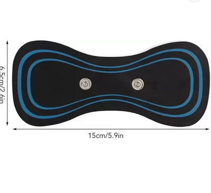 Mini Electric Neck Massager with Heat – 5D Shiatsu Deep Tissue Kneading for Shoulder Pain Relief, Hands-Free Wearable Design for Home Office Use