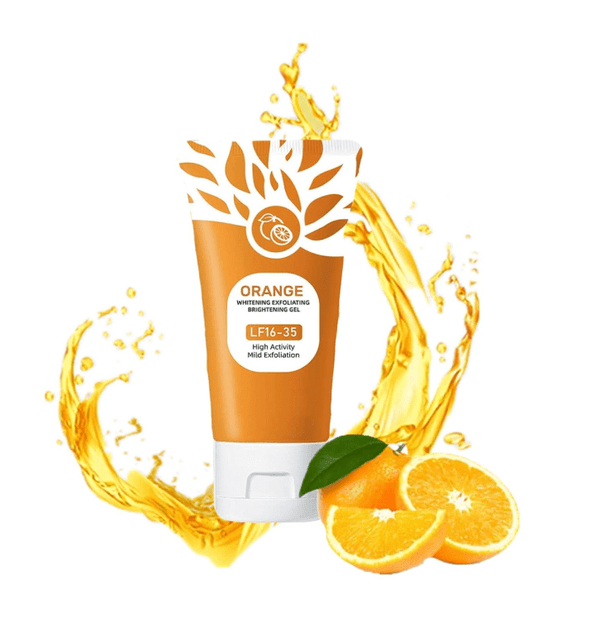 Orange Brightening Exfoliating Gel | Glow-Boosting Face Scrub for Radiant Skin