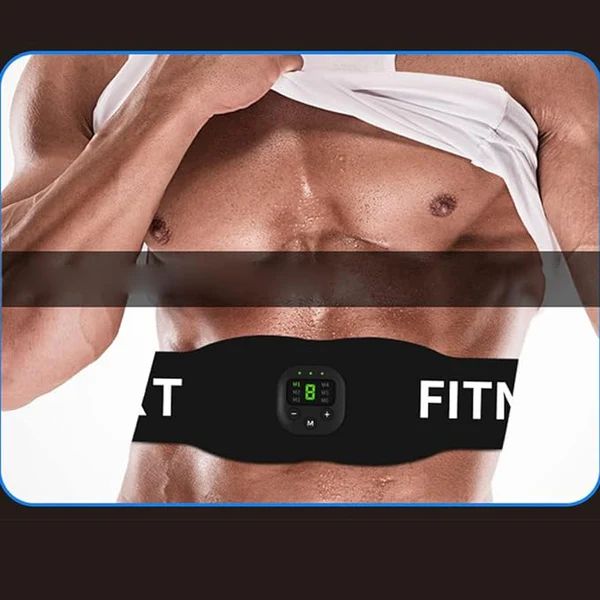 Sweat Slim Waist Trainer Belt – Weight Loss Abdomen Fitness Belt for Men & Women | Fat Burn, Tummy Control & Back Support (Black)