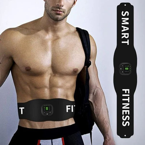Sweat Slim Waist Trainer Belt – Weight Loss Abdomen Fitness Belt for Men & Women | Fat Burn, Tummy Control & Back Support (Black)